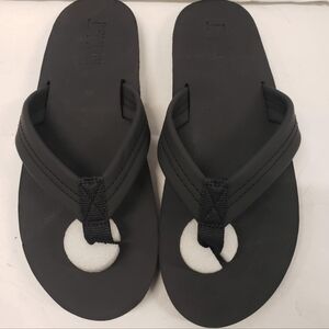 BYLT premium‎ basics Black flip flops size 10 New